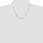 10K Yellow Gold 1.05mm Box Chain - view 4