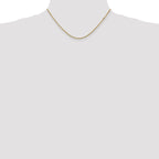 10K Yellow Gold 1.5mm Box Chain - view 4