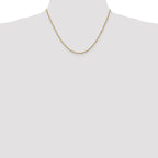 10K Yellow Gold 1.5mm Box Chain - view 4