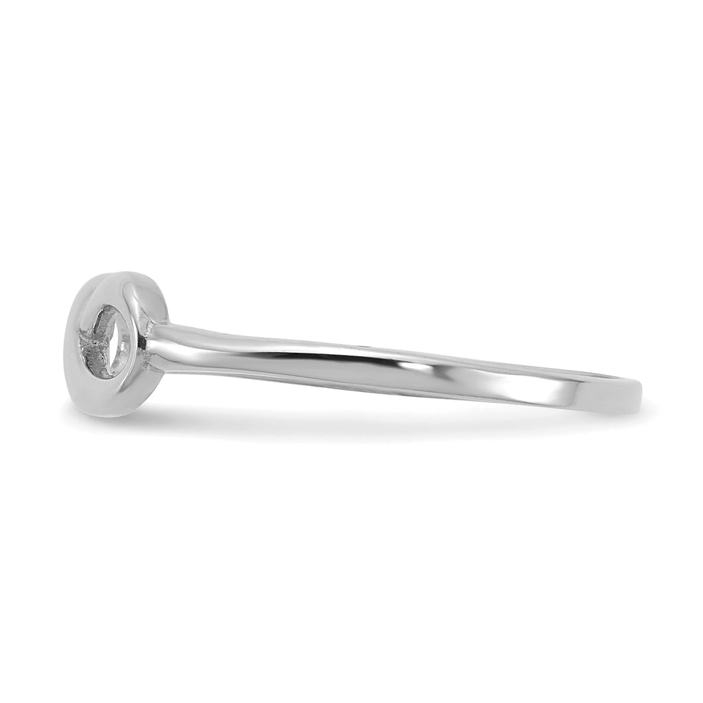 10K White Gold Infinity Ring
