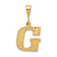 10KY Initial G Pendant