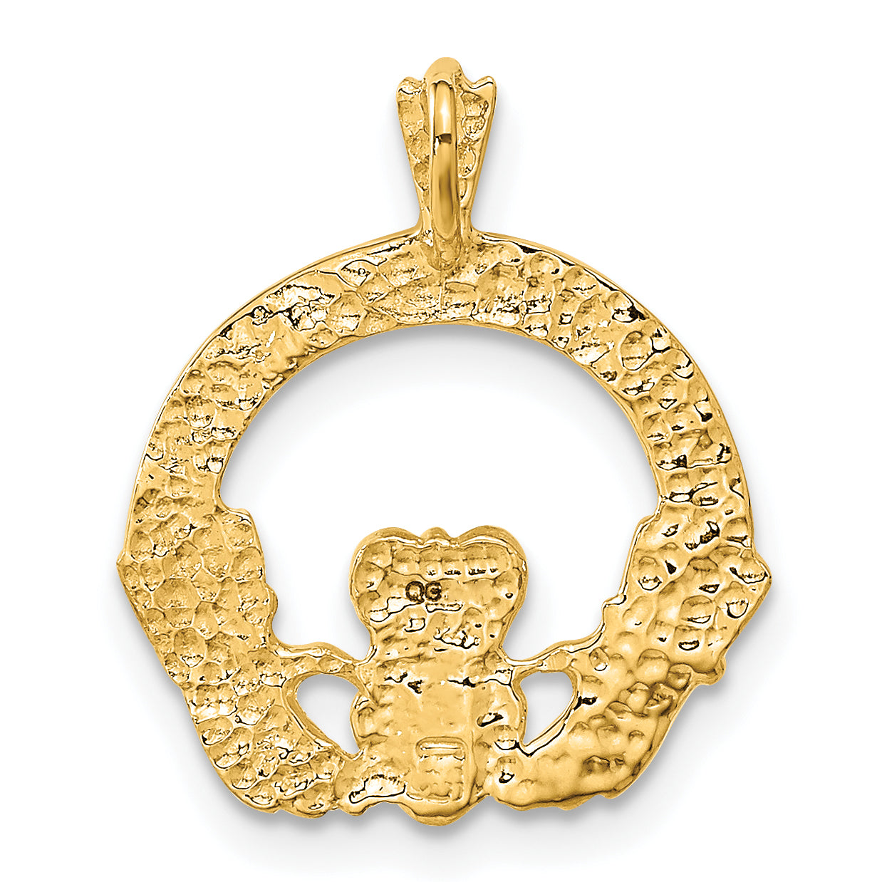 10k Claddagh Pendant
