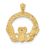 10k Claddagh Pendant