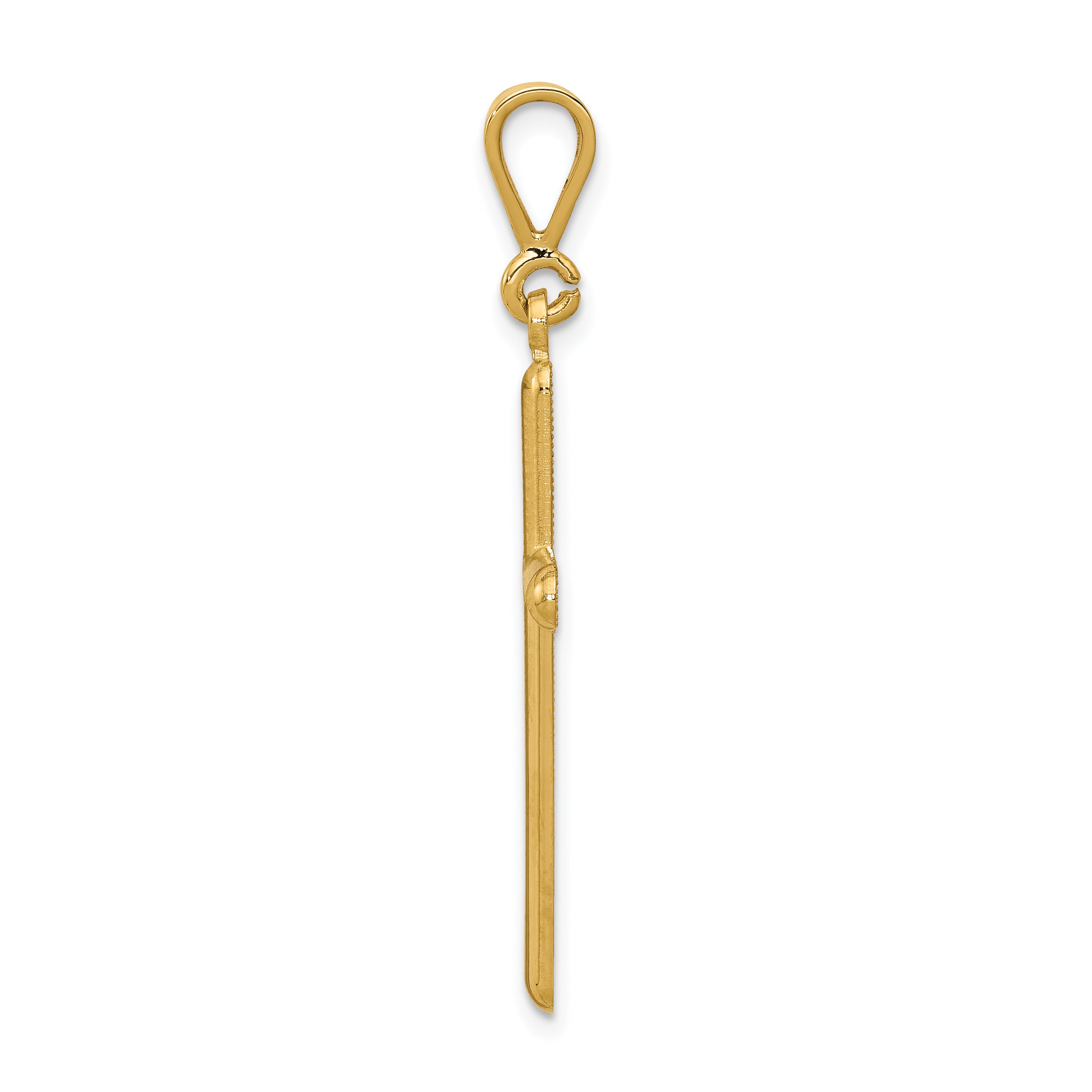 10k Cross Pendant