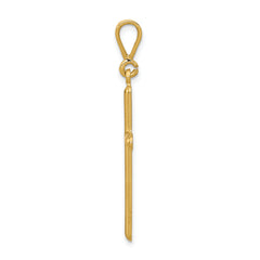10k Cross Pendant