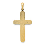 10k Polished Crucifix Pendant