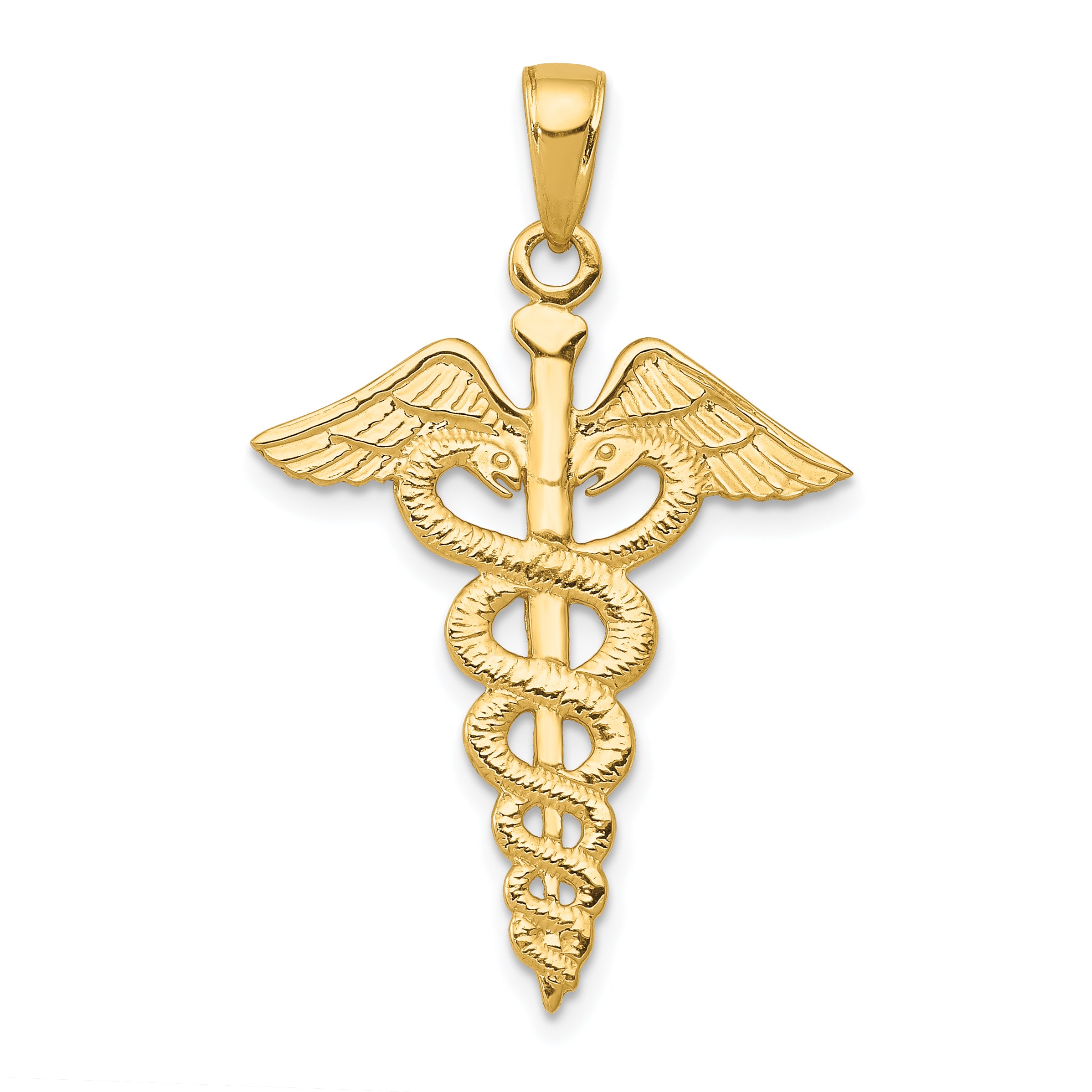 10k Caduceus Pendant Main image