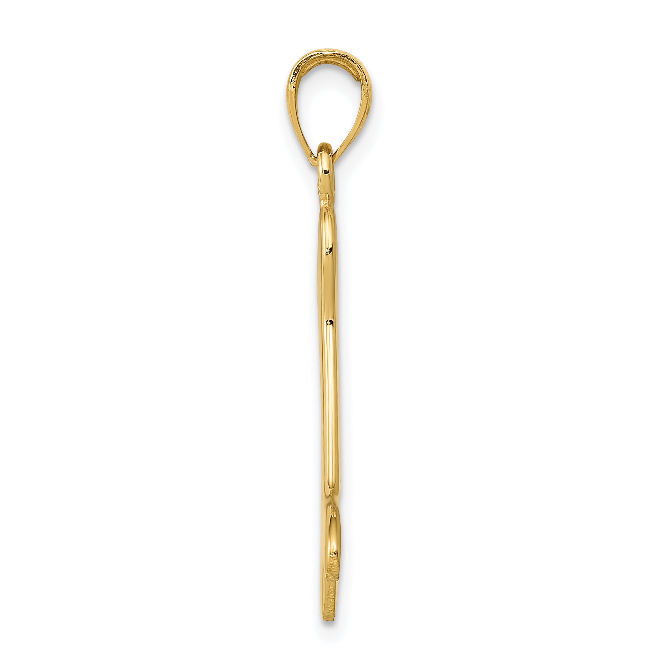 10k 3-D Dog Bone Pendant Secondary image