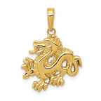 10K Yellow Gold Skull Charm