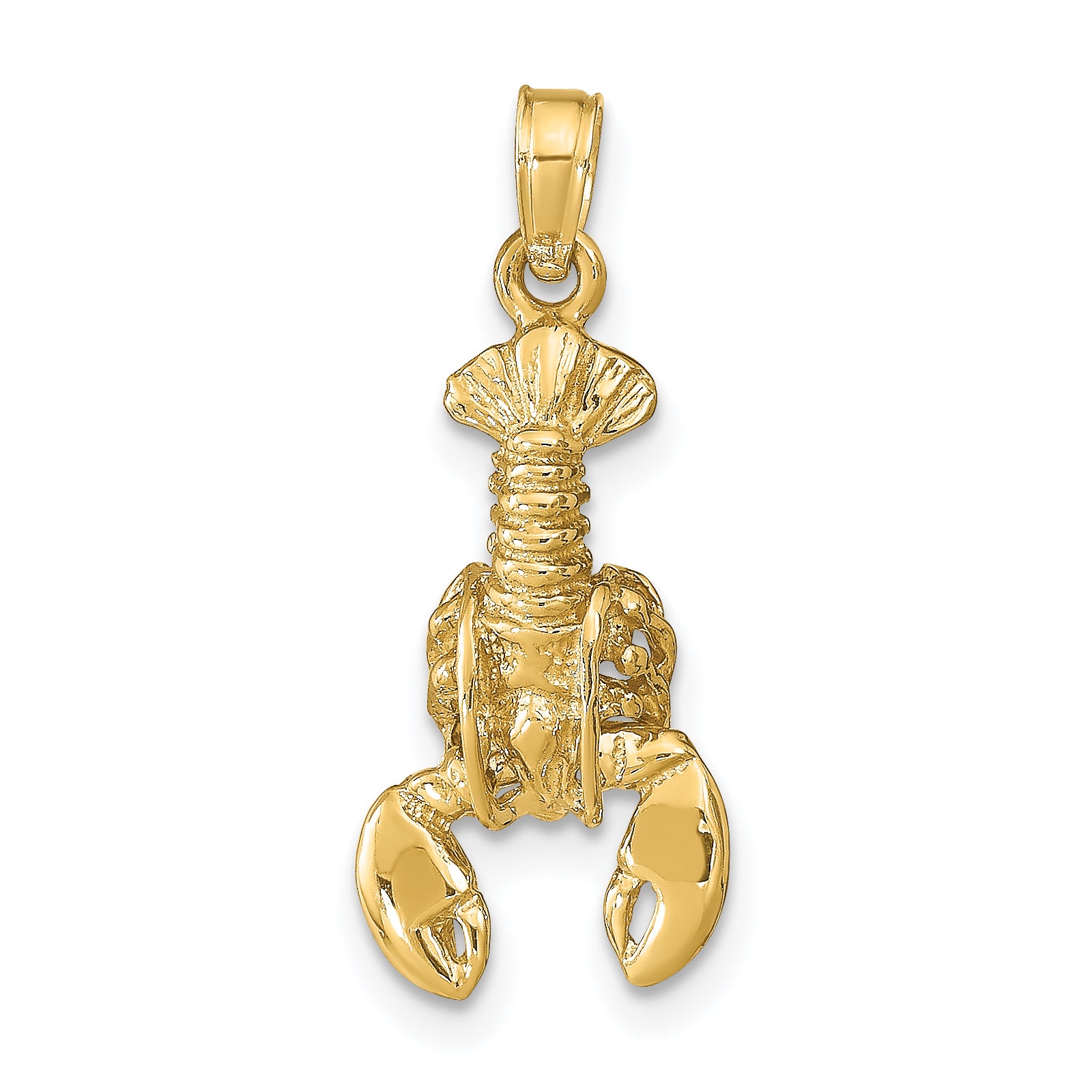 10k 3-D Moveable Lobster Pendant Main image