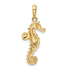 10K None Seahorse Pendant - view 4