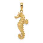 10K None Seahorse Pendant