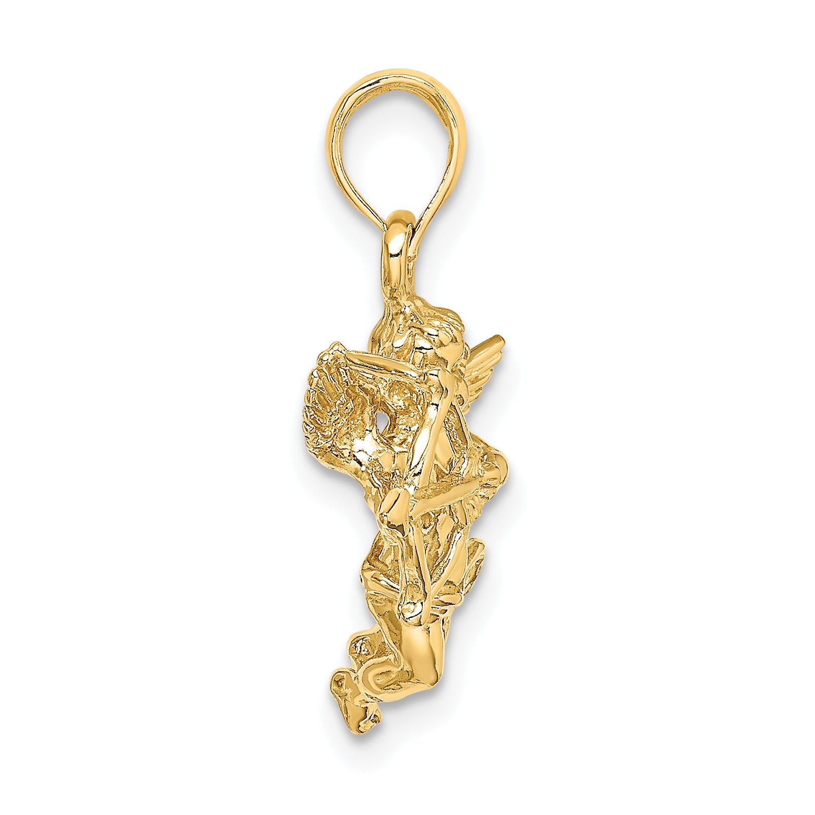 10k Cupid w/Bow and Arrow Charm