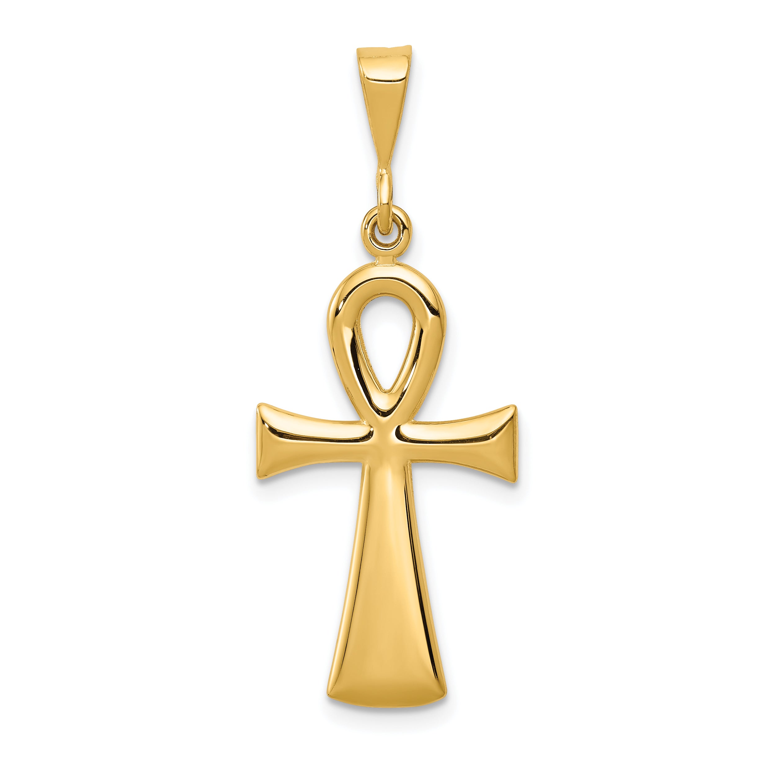 10k Egyptian Ankh Cross Pendant Main image