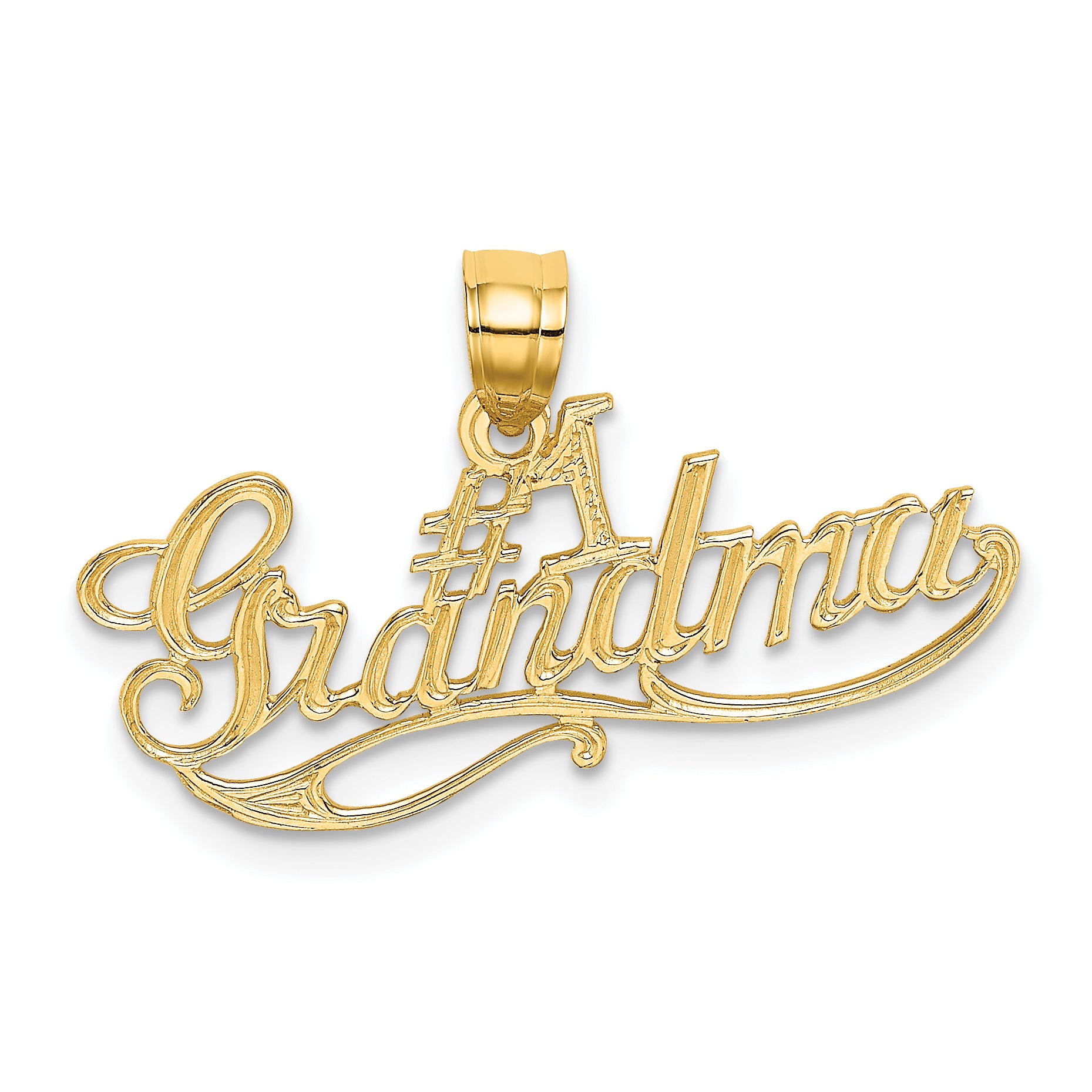 10K #1 GRANDMA Pendant Main image