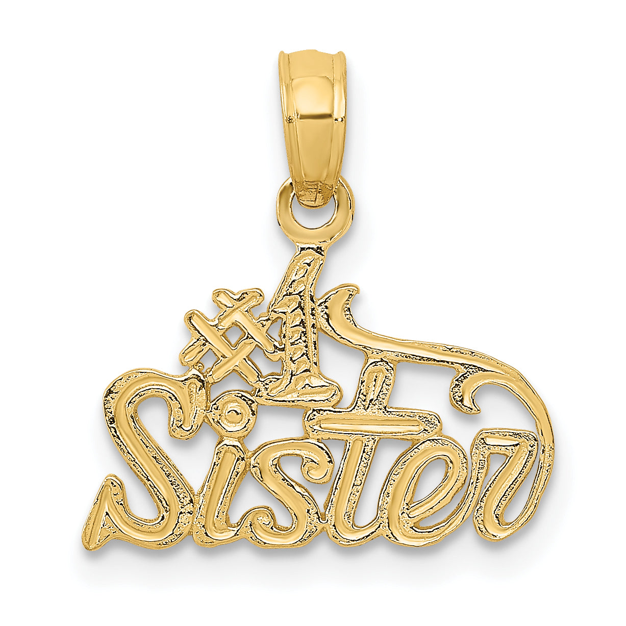 10k #1 Sister Pendant Main image