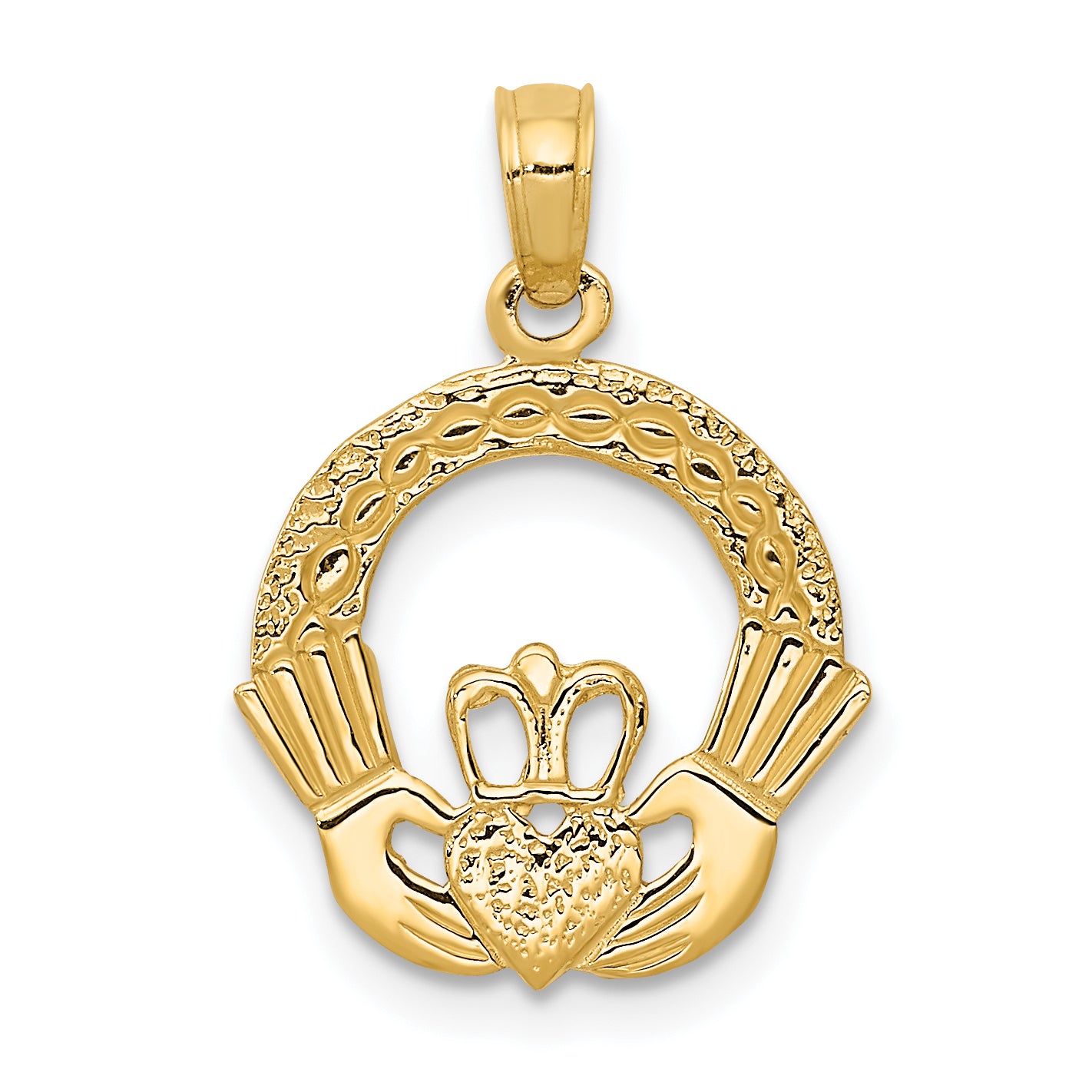 10k Claddagh Charm Main image