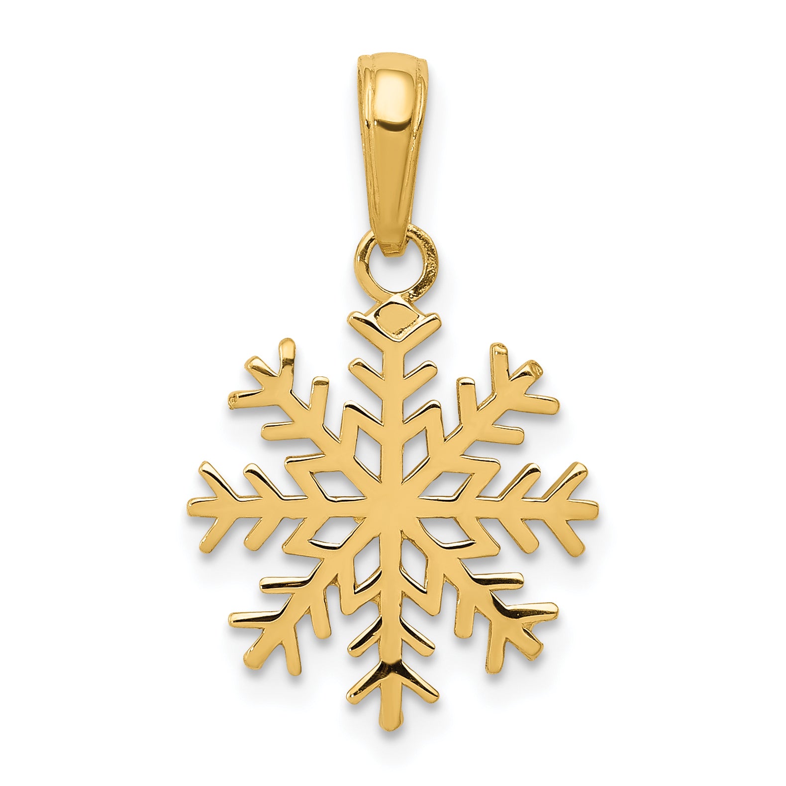 10k Snowflake Pendant Main image
