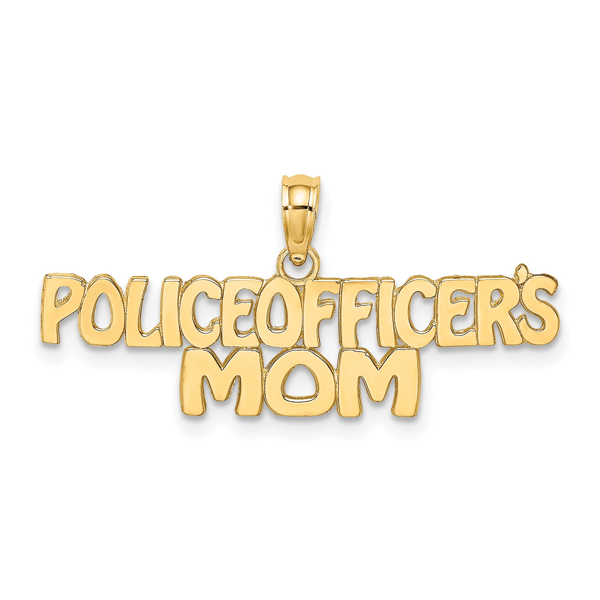 10k POLICE OFFICER'S MOM Charm Main image