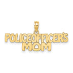 10k POLICE OFFICER'S MOM Charm