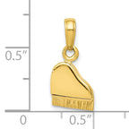 10K None 3-D Lid Opens Grand Piano Pendant - view 4