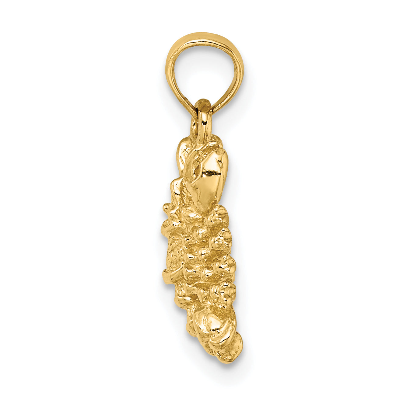 10K 3-D Scorpio Zodiac Pendant Secondary image