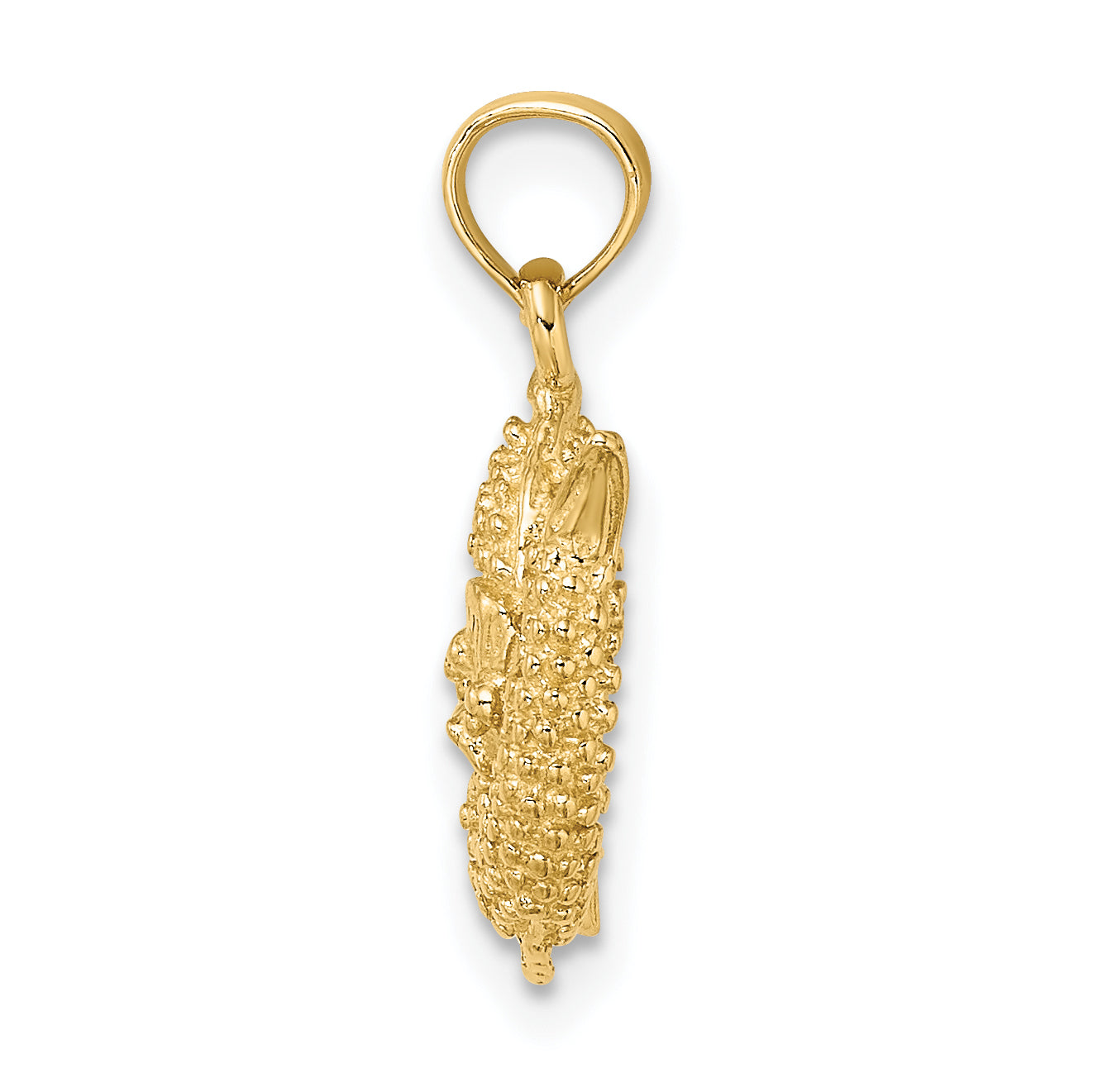 10K 3-D Pisces Zodiac Pendant Secondary image