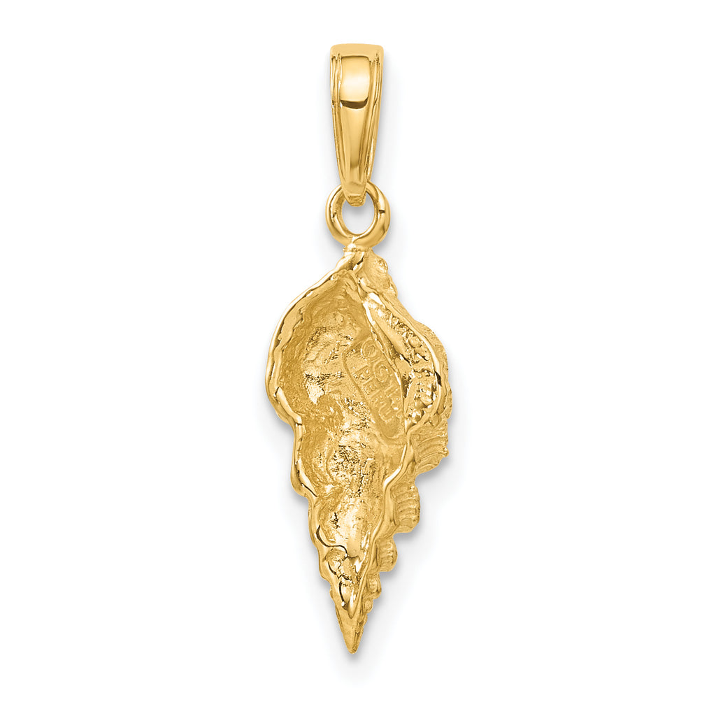 10k Conch Shell Pendant