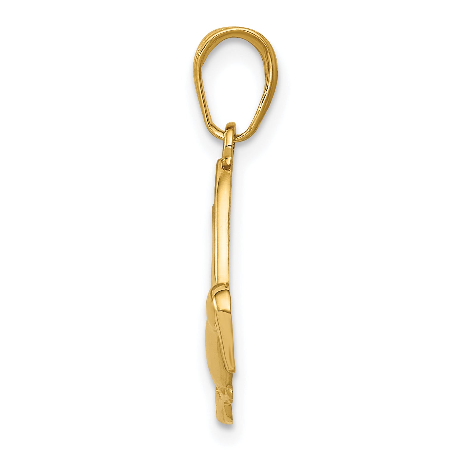 10K Hummingbird in Flight Pendant Secondary image