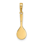 10k Tennis Racquet and Ball Charm