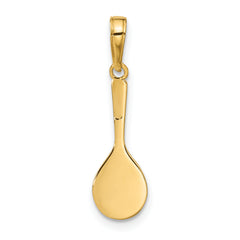 10k Tennis Racquet and Ball Charm