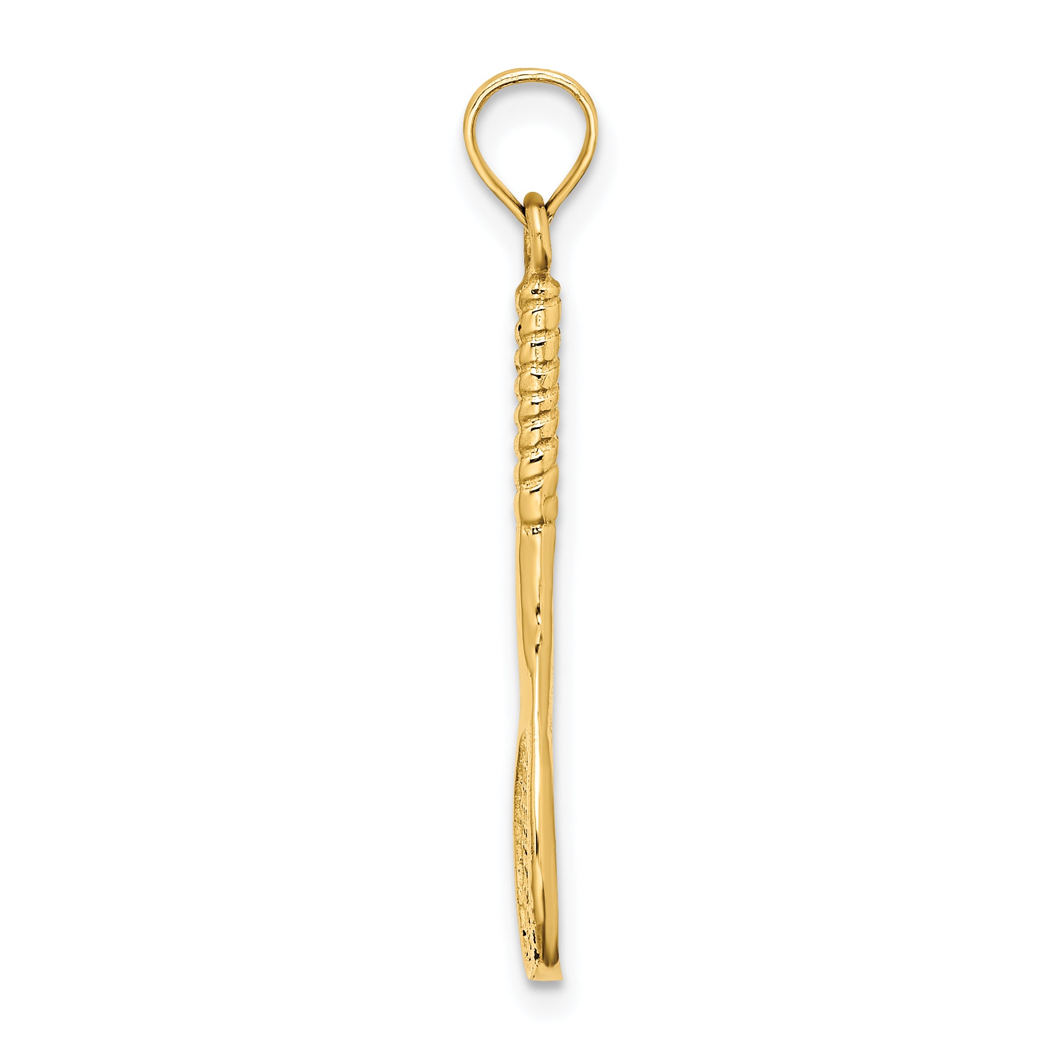 10K 3-D Tennis Racquet Pendant Secondary image