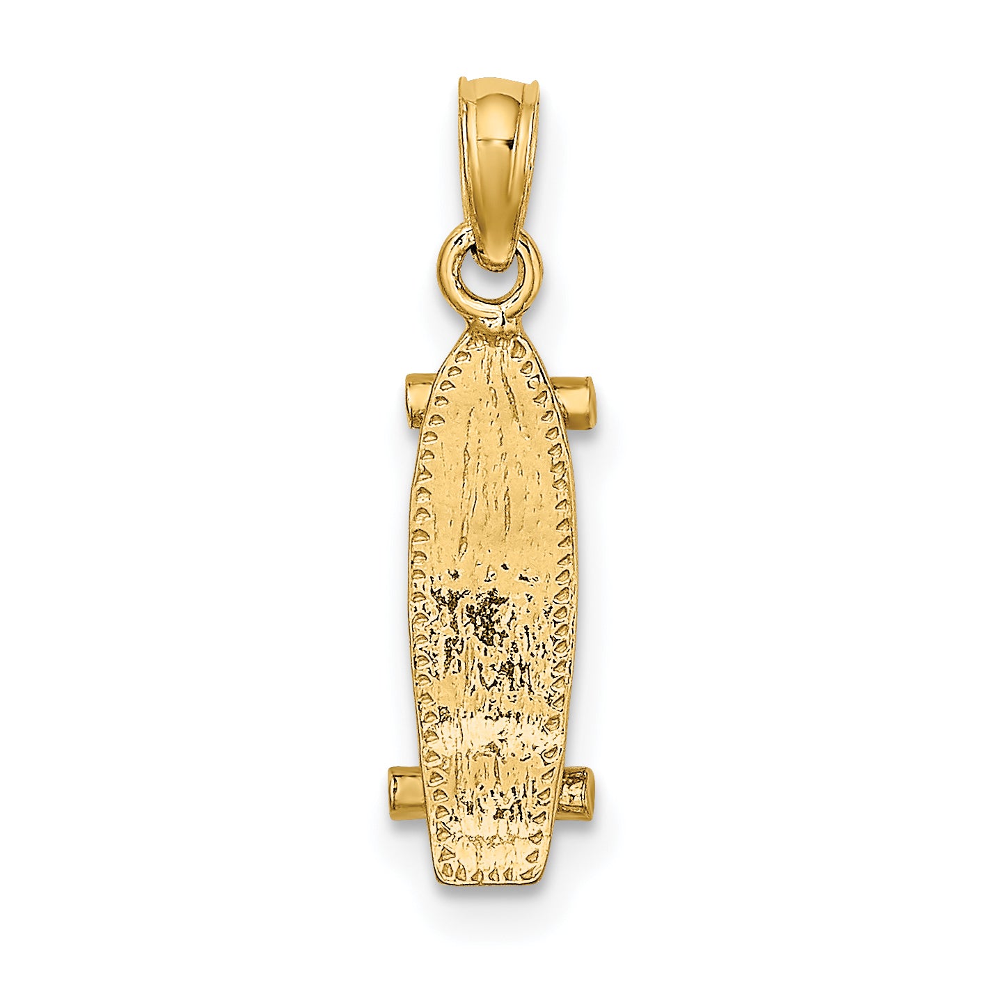 10K None 3-D Skate Board Charm