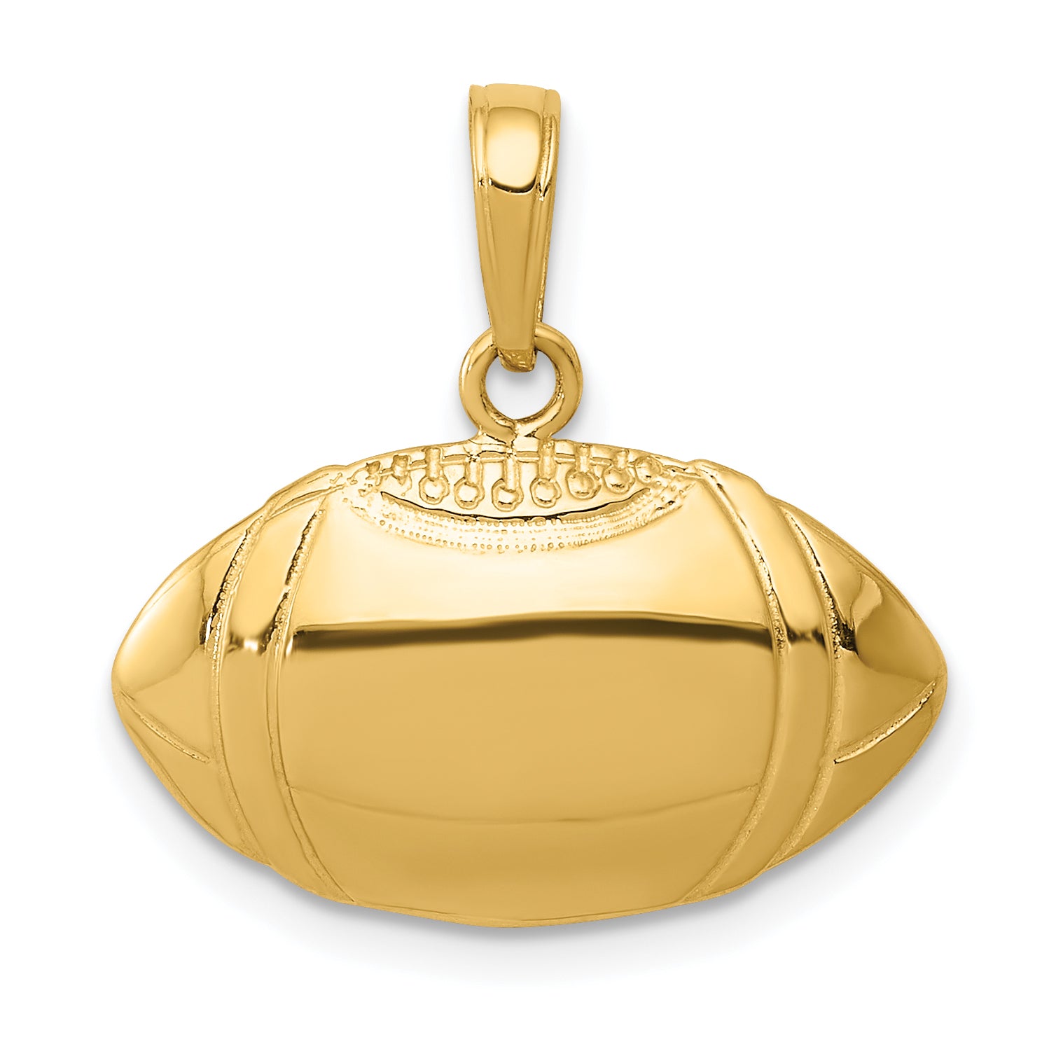 10K Football Profile Pendant Main image