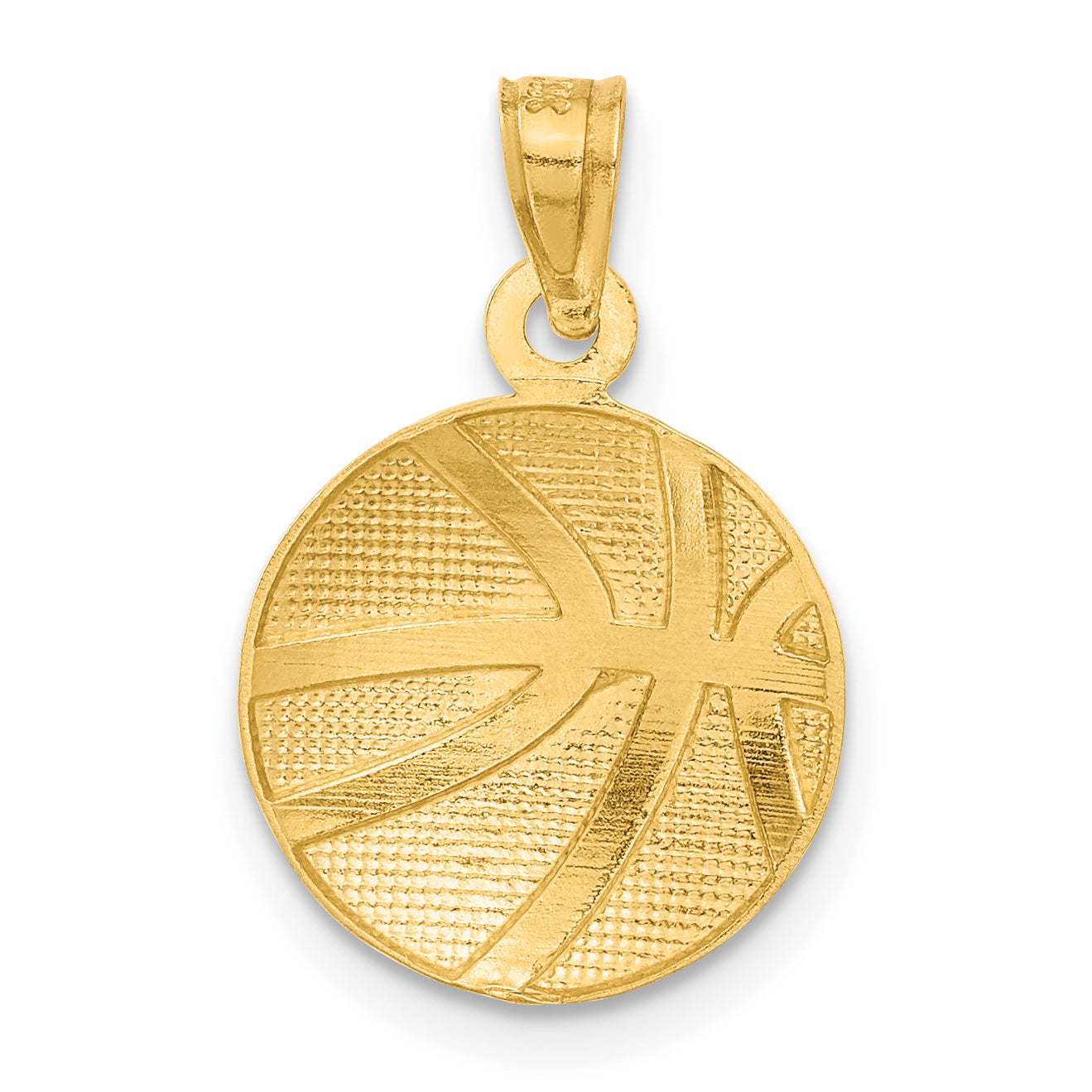 10k Basketball Pendant