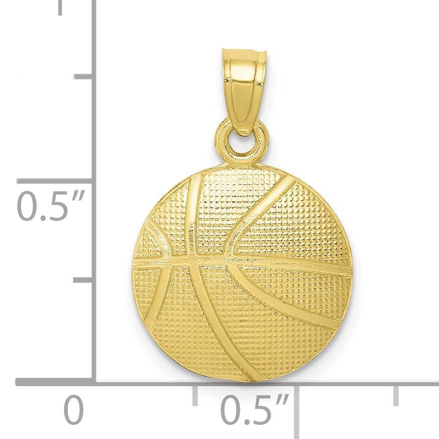 10k Basketball Pendant