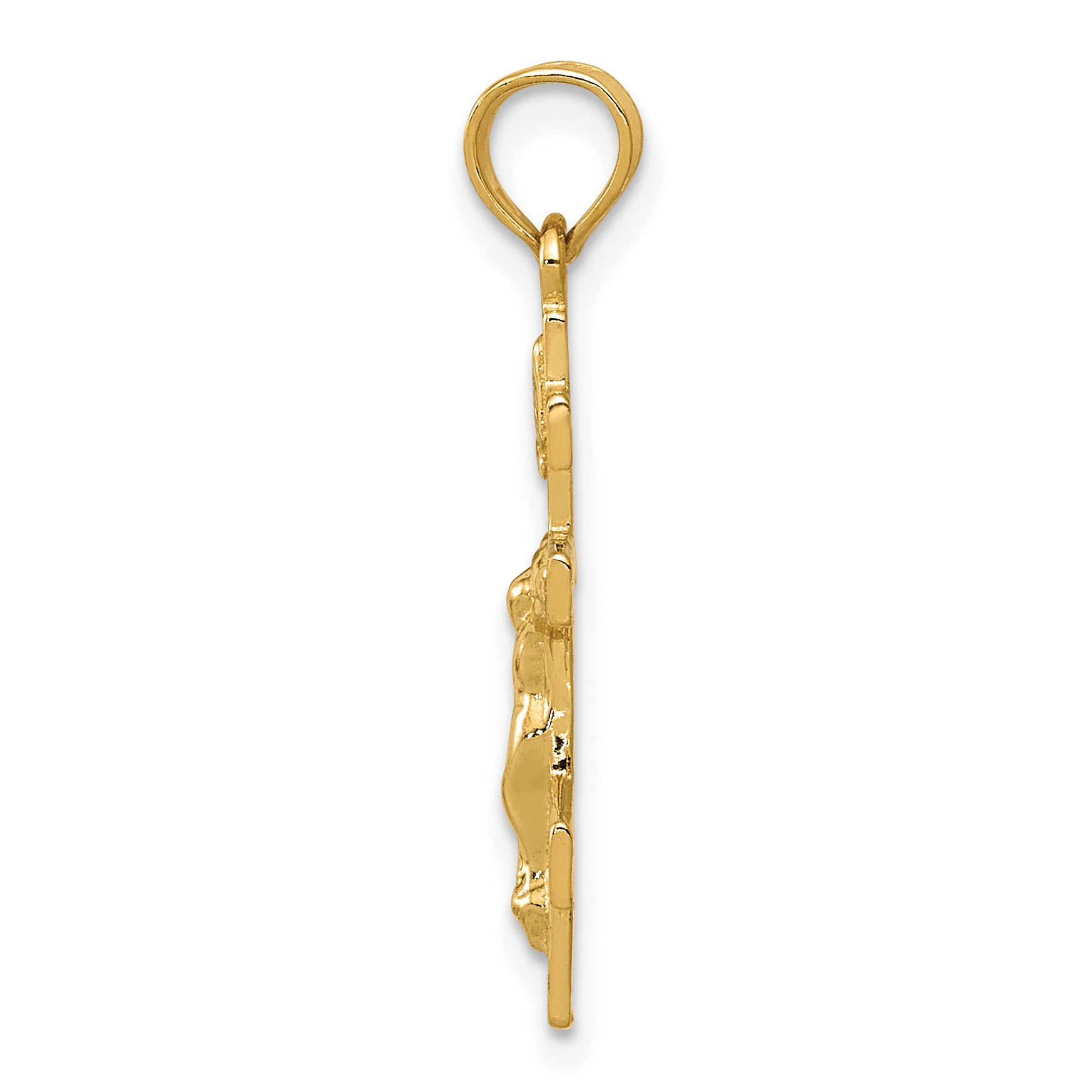 10k Eastern Orthodox Crucifix Charm Secondary image
