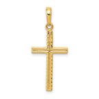 10K Latin Cross Pendant
