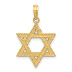 10K Star of David Pendant