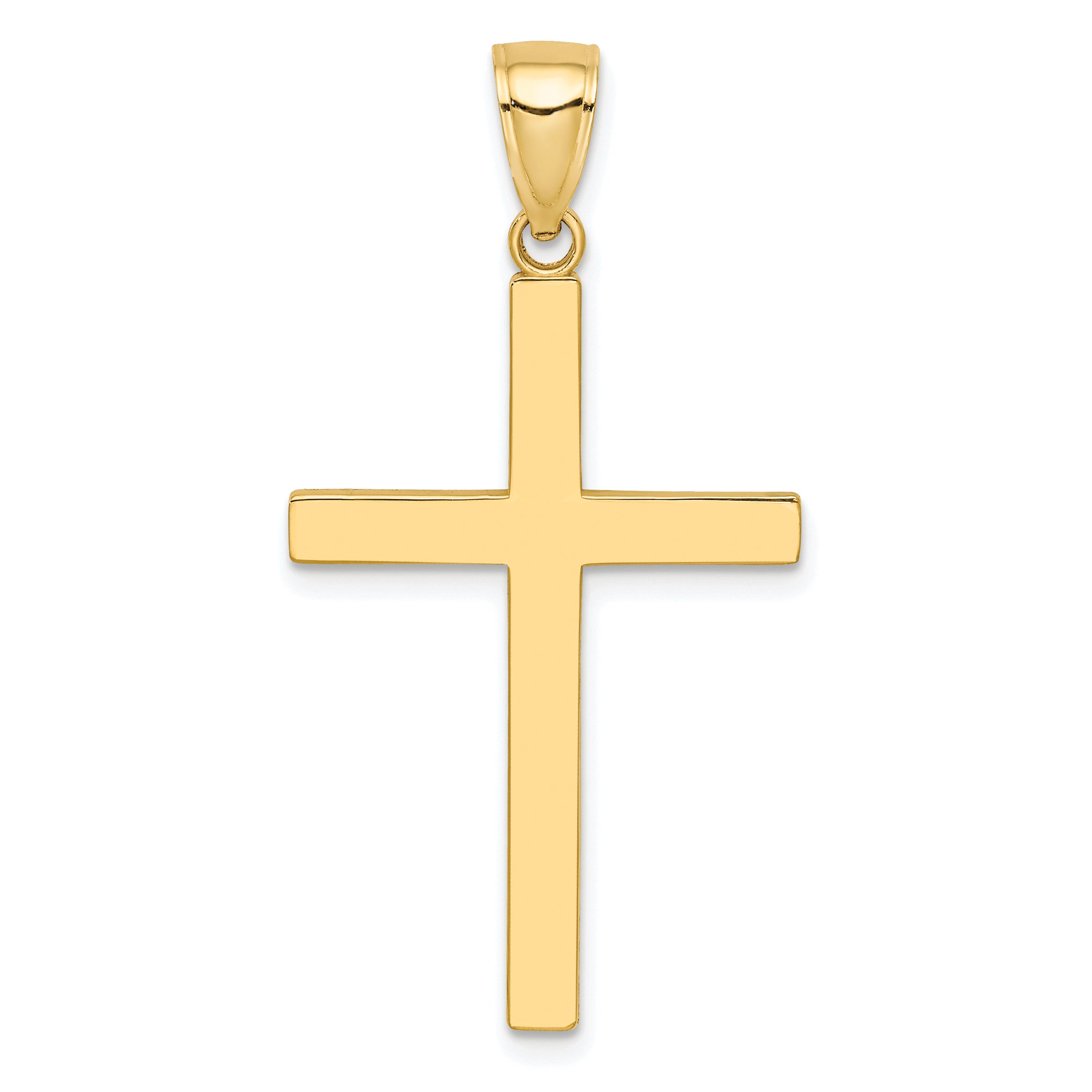 10k Polished Cross Pendant Main image
