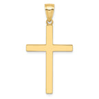 10k Polished Cross Pendant