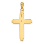 10K None Cross Pendant - view 3