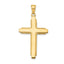 10K None Cross Pendant