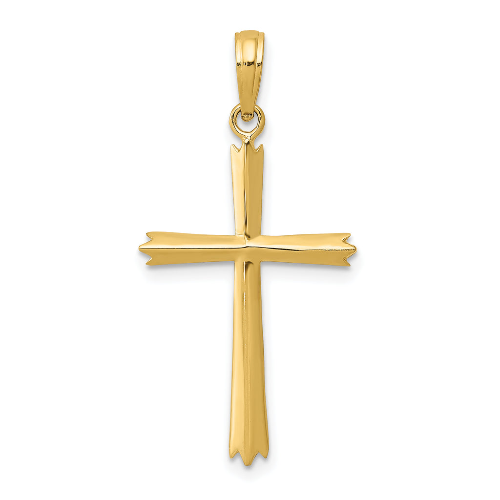 10K None Cross Pendant