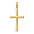 10K None Cross Pendant
