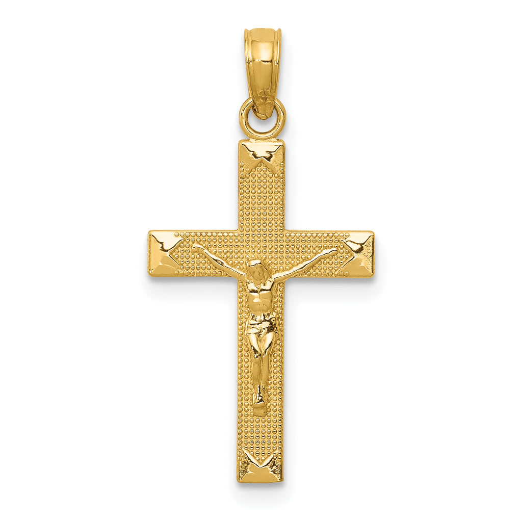10K None Crucifix Pendant
