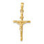 10K Stick Style Crucifix Pendant