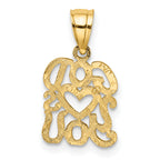 10K GOD HEARTS YOU Charm