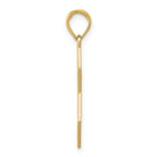 10K Star of David w/Menorah Pendant