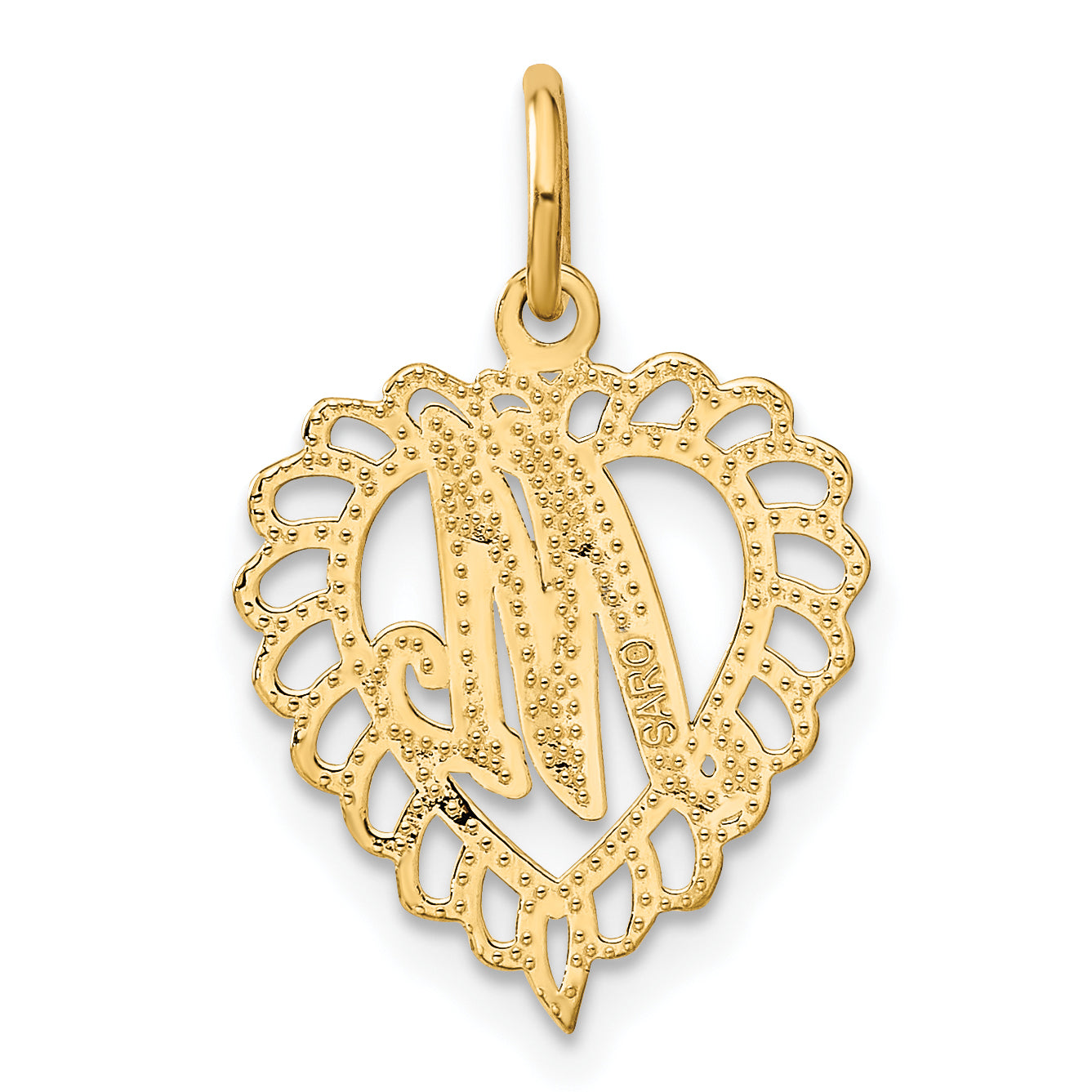 10k Initial M Charm